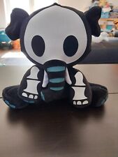 Skelanimals Elefant Elephant schwarz Plüschtier Stofftier Skelett Halloween