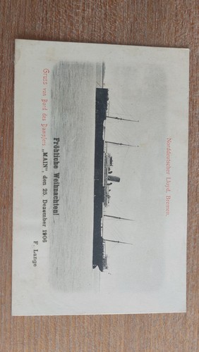 Dampfer derfflinger - ak,