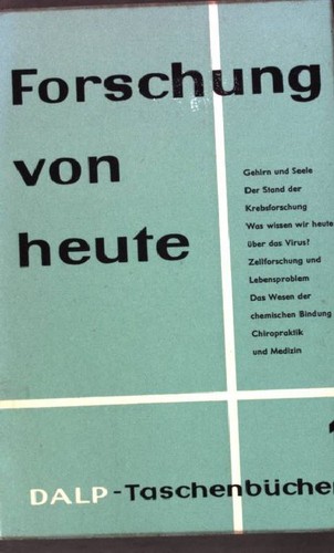 Forschung von heute - , 1