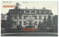 AK koloriert -  Neustadt in Mecklenburg -  Neues Schloss Parkseite 1906 - rar !