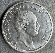 3 Mark 1909 E Friedrich August