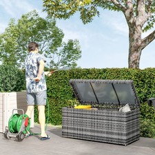 Outsunny Rattan Auflagenbox
