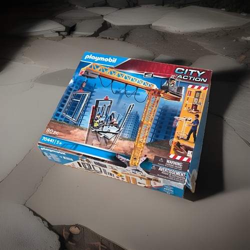 Playmobil baukran 70441 ovp - baukran, in