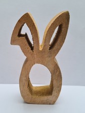 Hase aus Holz - Osterdeko - Dekofigur - Aufsteller