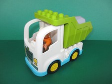 Lego Duplo LKW Laster Kipper Baustelle Spedition Fahrer Ladung Felsen (141223R)