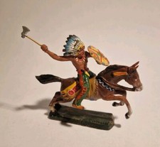 ELASTOLIN Indianer mit Axt und