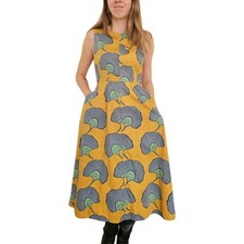 Toast Baumwollkleid Gr. 8 Midi