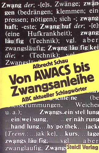 Von awacs bis zwangsanleihe - awacs,