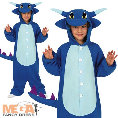 Drachen overall kinder kostüm - drachen,