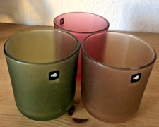 Leonardo Teelichthalter Glas Bunt 3 Stück Deko 