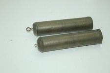 R36i) Paar Original Gewichte Schwarzwalduhr Kuckucksuhr Uhr um 1900