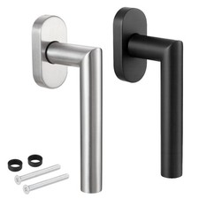 Fenstergriff Edelstahl Balkontürgriff Fensterolive Fensterklinke Schwarz SET