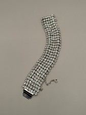 Breites Vintage Strass Tennis