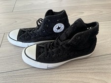 Converse All Star Hi Crochet Chucks Sneaker Schwarz 36 NEU