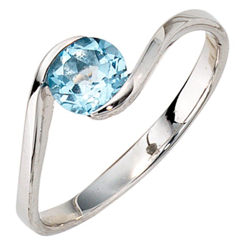 Damen ring 333 - 333, weißgold