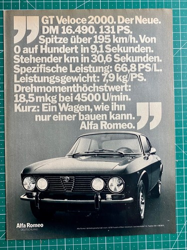 Alfa romeo veloce 2000 - alfa,