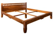 Doppelbett himmelbett holzbett - doppelbett,