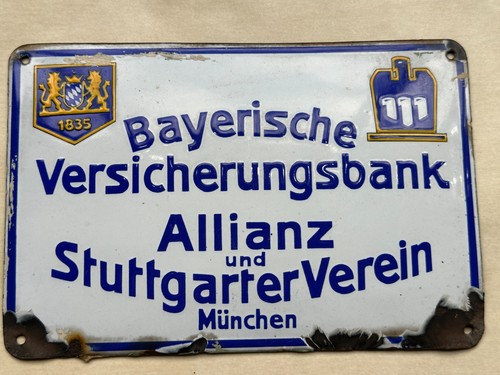 Altes schild bayerische - schild,