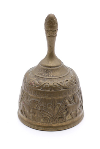 Antike messing glocke - antike,