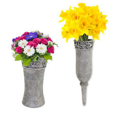 Schöne Kunststein Grabvasen