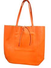 Echtleder Shopper  Schultertasche Handtasche -tolle Farben