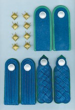 DDR WAWI Wasserwirtschaft Paspel grün Schulterstücke Schulterklappe Stern Knöpfe