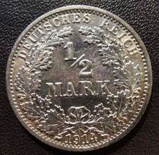 Deutsches Kaiserreich 1/2 Mark