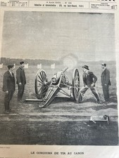 1900 OLYMPISCHE SPIELE VON PARIS - AUTORENNEN - KANONENSCHIESSWETTBEWERB