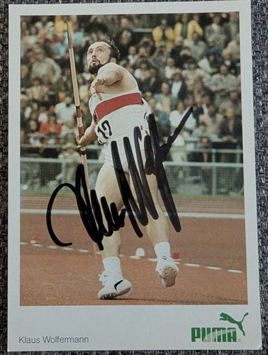 Original autogramm klaus - -,