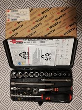 Würth Zebra 14 Zoll Steckschlüssel Satz 33tlg. Knarrenkasten 096511032 NEU/OVP