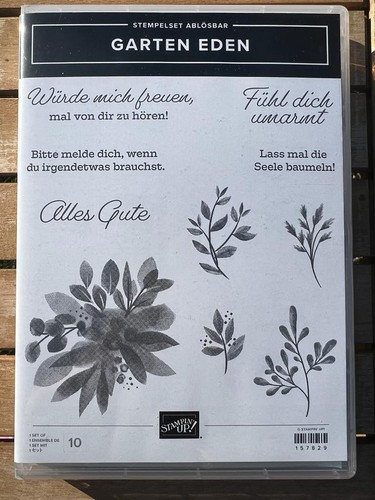 Stampin stempelset garten - up,