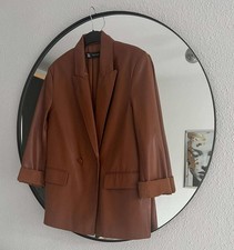 ZARA Blazer Jacke Lederoptik