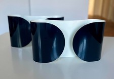2x Wandleuchte FLOS Foglio von Tobia Scarpa, 1966, Farbe schwarz, Original