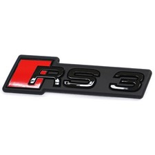 Original Audi RS3 (8Y) Schriftzug Black Edition Kühlergrill Emblem Logo schwarz