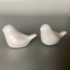 Salz Und Pfeffer Streuer Set Keramik Weiß *Love Birds* Liebes Vogel Elegant Süß