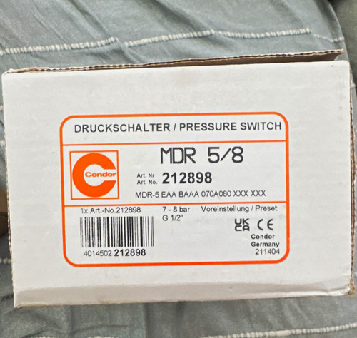 Condor druckschalter mdr - 5/8, 8