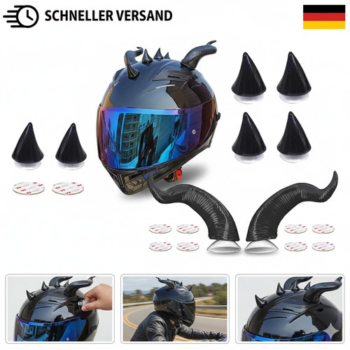 Motorradhelm hörner motorrad - motorradhelm, hörner,motorrad