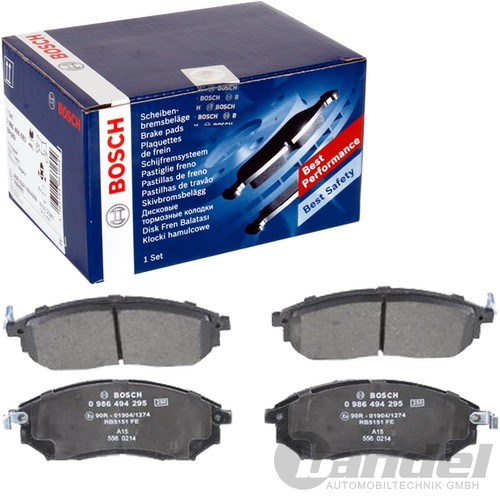 Bosch bremsbeläge vorne - bosch,