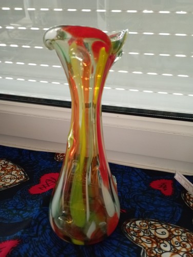 Vintage glasvase murano vase - vintage,