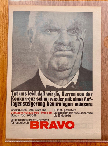 1966 werbung bravo zeitschrift - 1966,