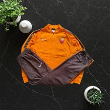 Nike AS Roma Tracksuit M Vintage Original 2000er Retro Trainingsanzug