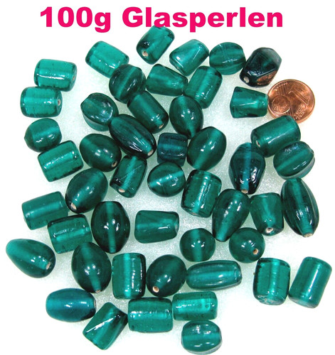 100g indische glasperlen - indische,