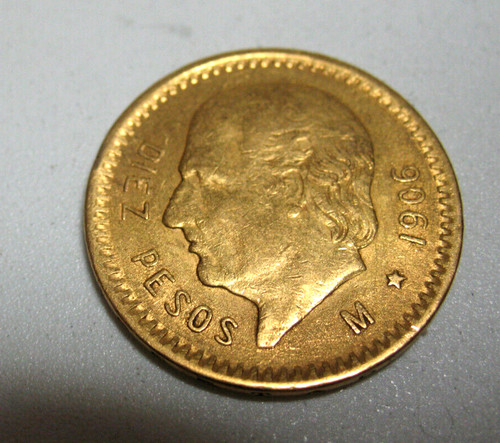 Pesos hidalgo 1906 - 10,