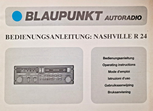 Bedienungsanleitung blaupunkt - bedienungsanleitung,
