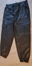 Kunstlederhose Schwarz Gr.2xl