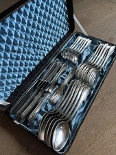 Solingen Besteckset Ernst Eickenberg 6 Personen versilbert 100 Auflage