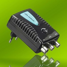 Meliconi AMP 20 LTE Antennenverstärker für Innen, schwarz, starke Signalverstärk