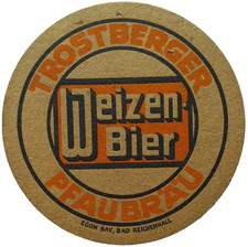 ALTER BIERDECKEL Pfaubräu
