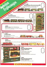 Berliner TT Bahnen Katalog 1982 Neuheiten und Ergänzungen DDR D aa