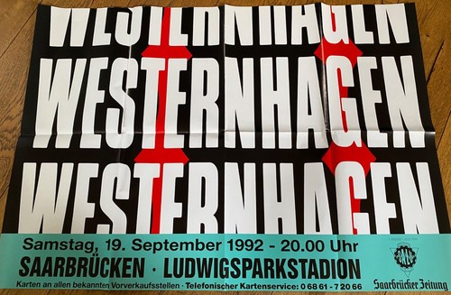 Westernhagen plakat konzert - plakat,